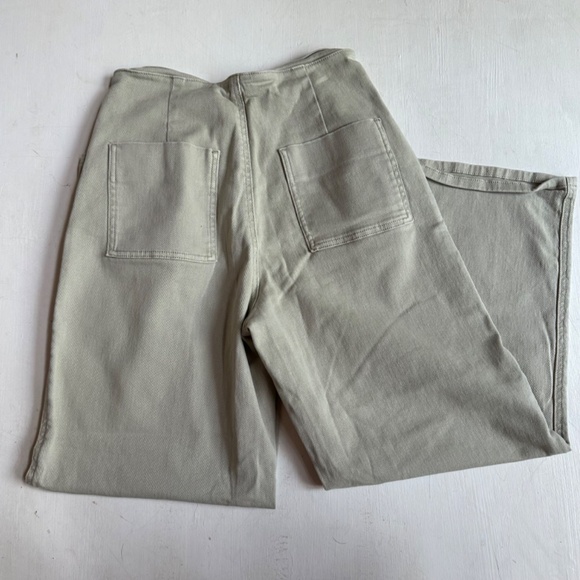 Miou Muse Wide Leg Sailor Pants in Sage - Picture 7 of 9